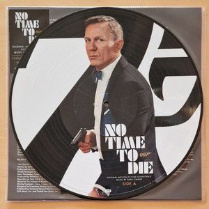 James Bond No Time To Die 2-LP ~Exclusive Double Sided Picture Discs ~Brand New!